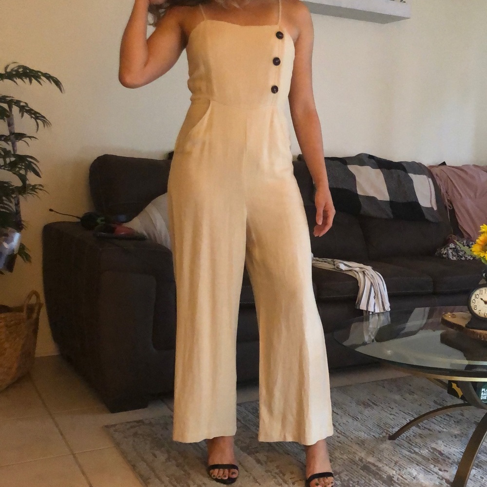 Beige Romper Small